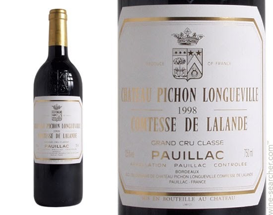 ワイン Chateau Pichon Longueville 1998 1998 Château Pichon-Longueville Baron - CellarTracker