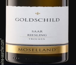 Label 1 of Moselland Goldschild Saar Riesling Trocken