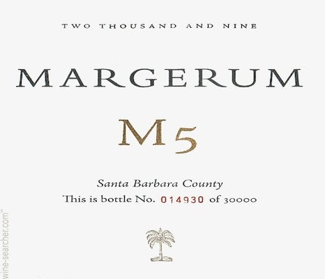 Label 1 of Margerum M5