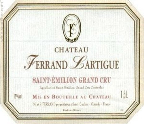 Label 1 of Chateau Ferrand Lartigue