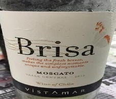 Label 1 of Vistamar Brisa Moscato
