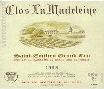 Label 1 of Clos la Madeleine