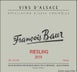 2nd label thumbnail of Francois Baur Riesling Herrenweg de Turckheim