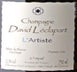 7th label thumbnail of David Leclapart L'Artiste Blanc de Blancs Premier Cru Pas Dose