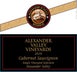4th label thumbnail of Alexander Valley Vineyards 'Alexander School Reserve' Cabernet Sauvignon