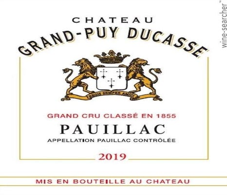 Label 1 of Chateau Grand-Puy Ducasse