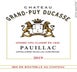 1st label thumbnail of Chateau Grand-Puy Ducasse