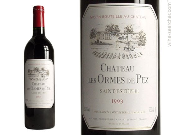 Chateau Les Ormes de Pez 1993 赤ワイン 木箱入り Chateau Les Ormes de Pez 1993 赤ワイン 木箱入り
