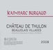 2nd label thumbnail of Jean-Marc Burgaud Vignes de Thulon Beaujolais Villages