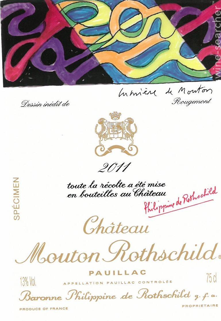 エール・ダルジャン 2011 Château Mouton Rothschild シャトー・ムートン・ロスチャイルド 2011