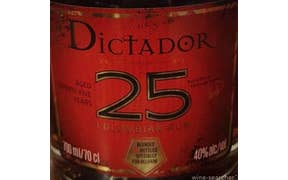 Click to see this product Label of Dictador 25 Year Old Rum