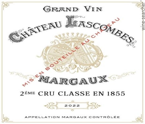 Label 1 of Chateau Lascombes