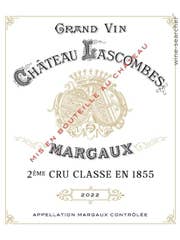 Click to see larger label image Label of 1899 Chateau Lascombes