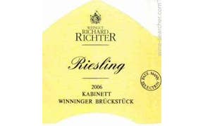 Click to see this product Label of Weingut Richard Richter Winninger Bruckstuck Riesling Kabinett