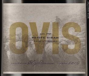 Label 1 of Shannon Ridge 'Ovis' Petite Sirah