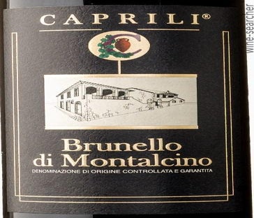 Label 1 of Caprili Brunello di Montalcino DOCG