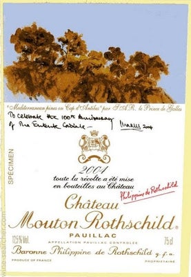 Label 18 of Chateau Mouton Rothschild