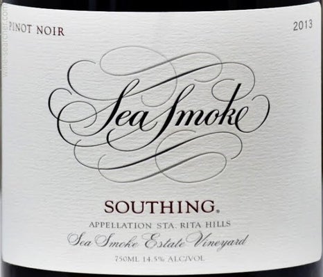 Label 1 of Sea Smoke Southing Pinot Noir