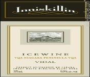 Label 1 of Inniskillin Niagara Peninsula Vidal Icewine