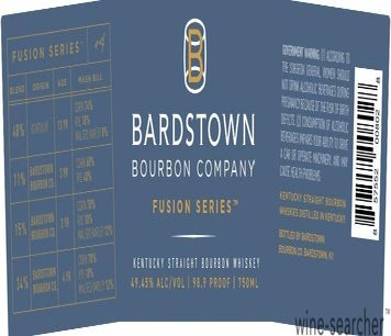 Label 1 of Bardstown Fusion Series Kentucky Straight Bourbon Whiskey