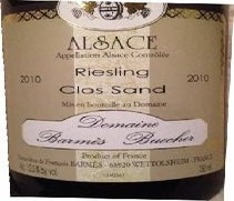 Label 1 of Domaine Barmes-Buecher Riesling Clos Sand
