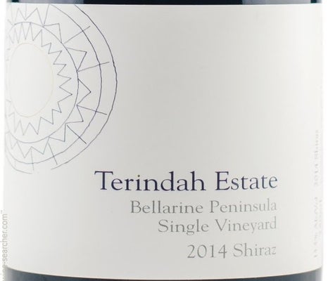 Label 1 of Terindah Estate Single Vineyard Shiraz
