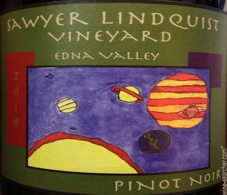Label 1 of Verdad Sawyer Lindquist Vineyard Pinot Noir