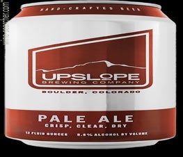 Label 1 of Upslope Brewing Co. Pale Ale Beer