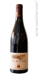 Label 1 of Michel & Stephane Ogier 'La Rosine' Syrah