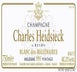 25th label thumbnail of Charles Heidsieck Blanc des Millenaires - Collection Crayeres