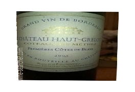 Chateau Haut Grelot Selection Rouge Blaye Cot Prices Stores Tasting Notes And Market Data