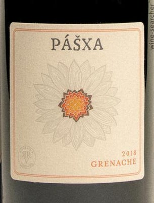 Label 1 of Pasxa Rockgarden Vineyard Grenache