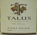 4th label thumbnail of Talus Collection Pinot Grigio