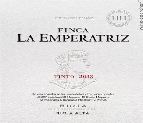 Label 1 of Hermanos Hernaiz 'Finca la Emperatriz' Tinto