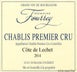 2nd label thumbnail of Domaine Fourrey Cote de Lechet