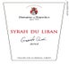 4th label thumbnail of Domaine des Tourelles 'Syrah du Liban'