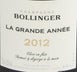 15th label thumbnail of Bollinger La Grande Annee Brut