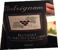 Label 1 of Bolsignano Rosso di Montalcino