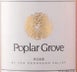2nd label thumbnail of Poplar Grove Winery Rose