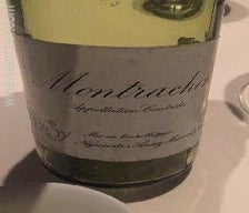Label 1 of Leroy Le Montrachet Grand Cru