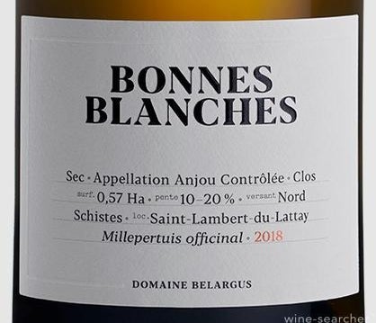 Label 1 of Domaine Belargus Anjou Bonnes Blanches
