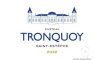 Wine Label of Chateau Tronquoy Saint Estephe, France, Bordeaux