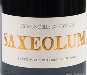 Label 1 of Les Vignobles de Seyssuel 'Saxeolum' Terre de Viennae