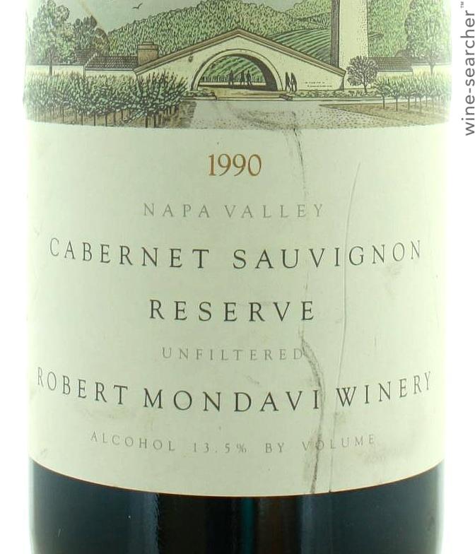 1998 Robert Mondavi CS Reserve クール着払いのみ 1998 Robert Mondavi CS Reserve クール着払いのみ