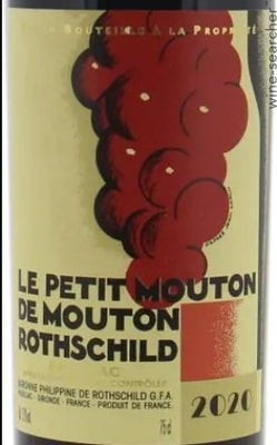 Label 1 of Le Petit Mouton de Mouton Rothschild