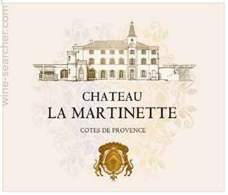 Label 1 of Chateau La Martinette Cotes de Provence Rose