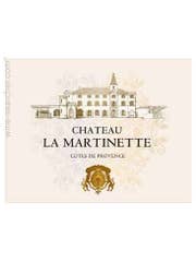 Click to see larger label image Label of 2011 Chateau La Martinette Cotes de Provence Rose