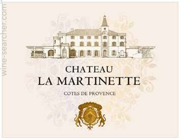 Label 1 of Chateau La Martinette Cotes de Provence Rose
