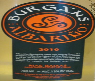Label 12 of Martin Codax Burgans Albarino