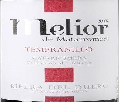 Label 1 of Bodegas Matarromera Melior